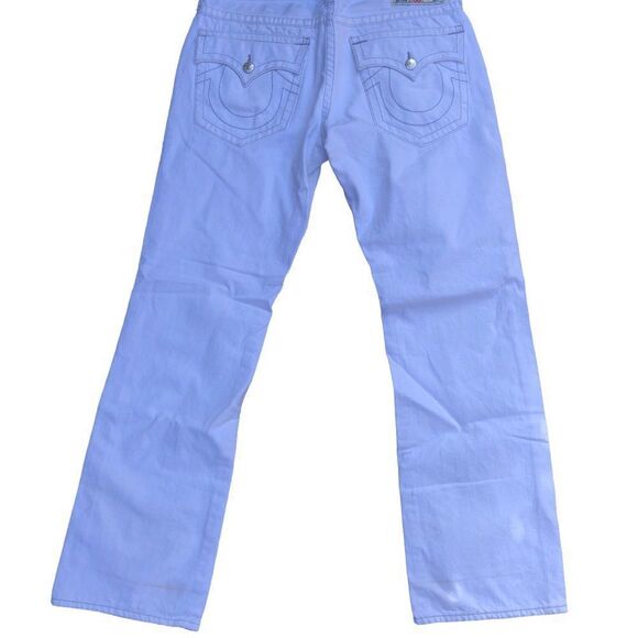 True Religion Jeans Size 36 STRAIGHT White - Picture 4 of 12